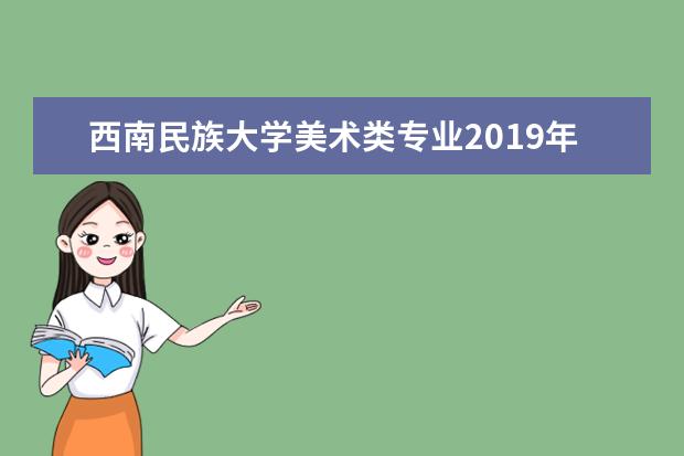 西南民族大学美术类专业2019年录取分数线