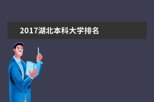 2017湖北本科大学排名