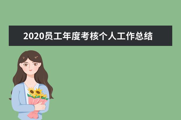 2020员工年度考核个人工作总结