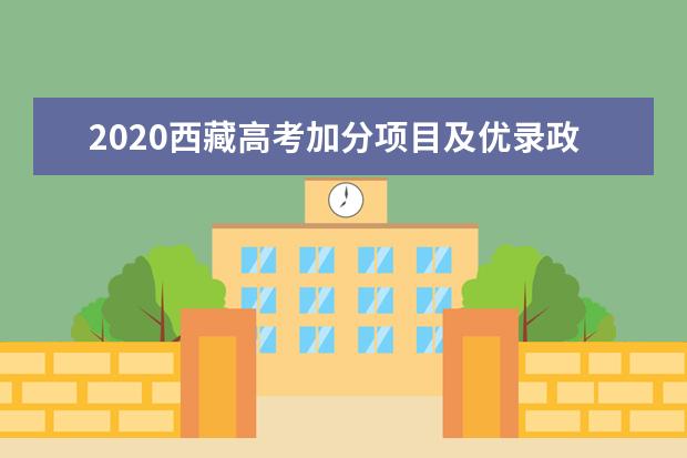 2020西藏高考加分项目及优录政策