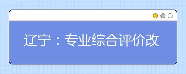 辽宁：专业综合评价改革为高校发展“把脉开方”