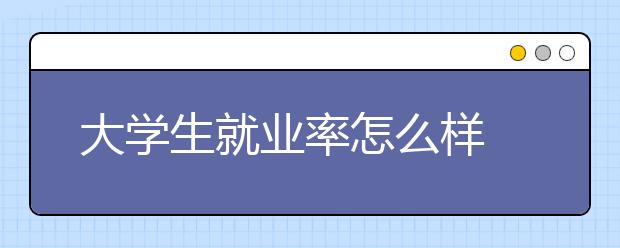 大学生就业率怎么样 热门专业一定高吗?