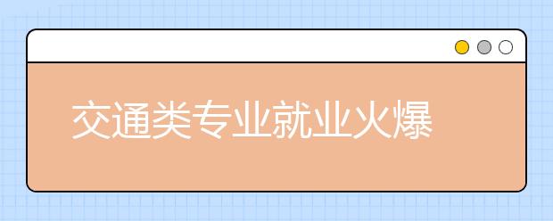 交通类专业就业火爆 招聘会上不少人“骑驴找马”