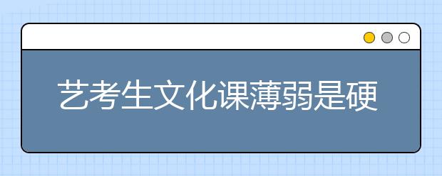 艺考生文化课薄弱是硬伤 众生恶补语数英三科