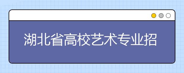 湖北省高校艺术专业招生 明年将有三大变化