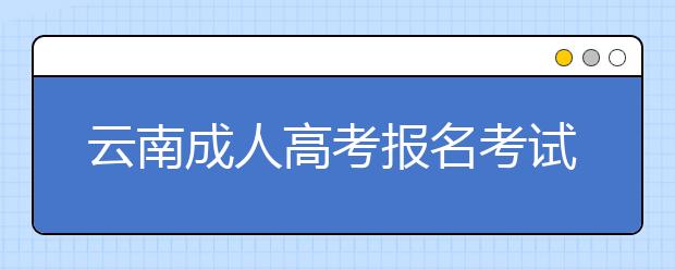 云南成人高考报名考试费用是多少？