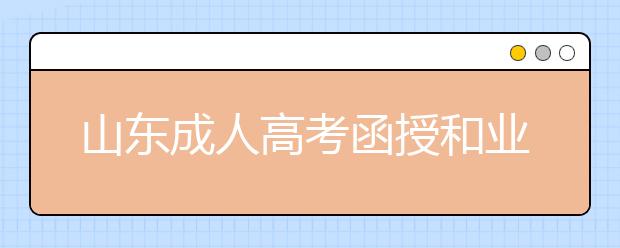 山东成人高考函授和业余有什么区别