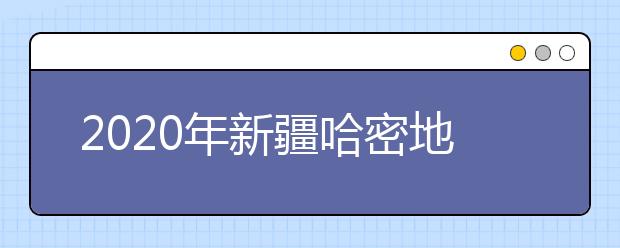 2020年新疆哈密地区成人高考报名官方网站