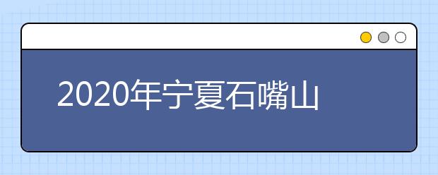 2020年宁夏石嘴山市成人高考报名官方网站