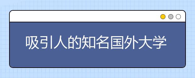 吸引人的知名国外大学校报有哪些？