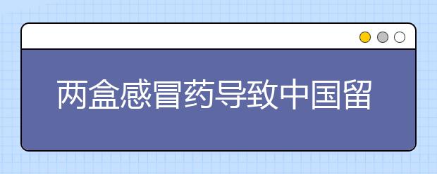 两盒感冒药导致中国留学生被判两年半