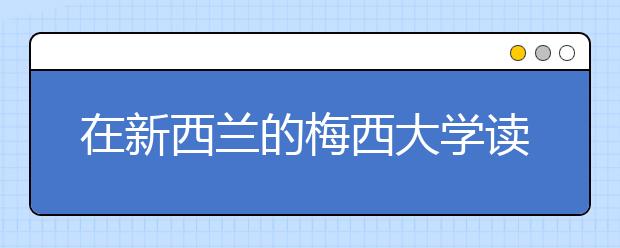 在新西兰的梅西大学读本科怎么样