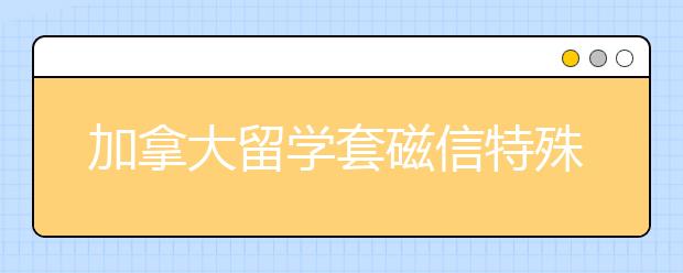 加拿大留学套磁信特殊内容熟悉须知