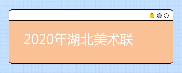 2020年湖北美术联考一分一段表