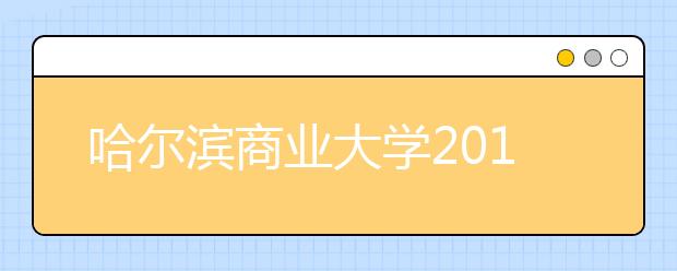 哈尔滨商业大学2019年美术类专业招生简章