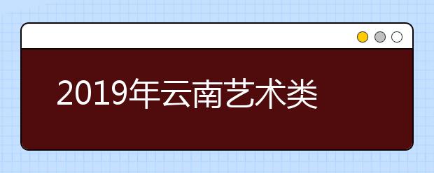 2019年云南艺术类文化分录取最低控制线