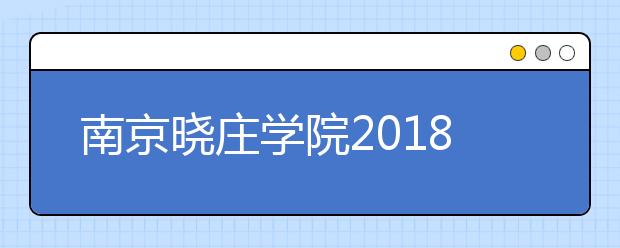 南京晓庄学院2018年艺术类本科录取分数线