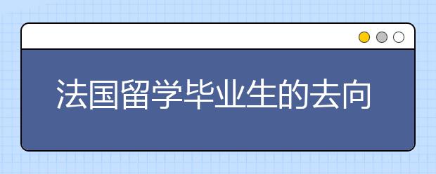 法国留学毕业生的去向