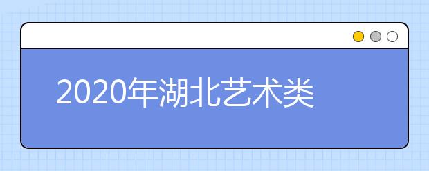 2020年湖北艺术类校考工作通知