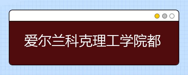 爱尔兰科克理工学院都需要哪些费用