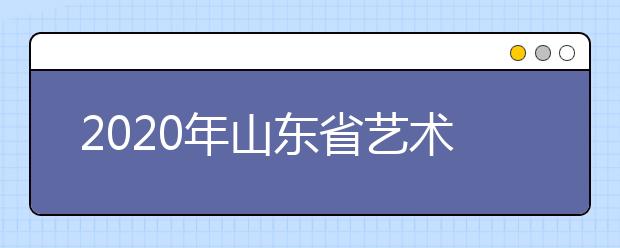 2020年山东省艺术类专业校考方案调整工作的通知