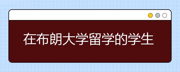 在布朗大学留学的学生就业如何