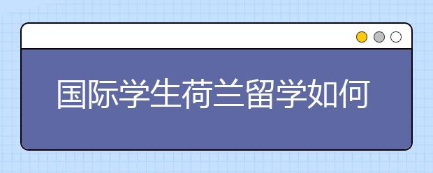 国际学生荷兰留学如何择校