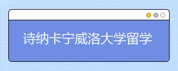 诗纳卡宁威洛大学留学条件