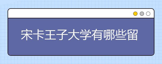 宋卡王子大学有哪些留学优势