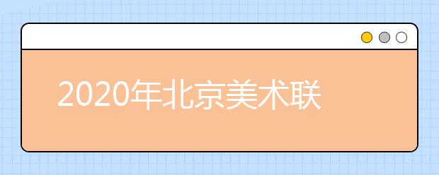 2020年北京美术联考考前如何进行针对性练习？