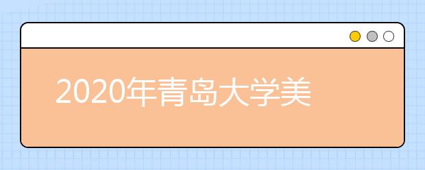 2020年青岛大学美术类专业招生简介