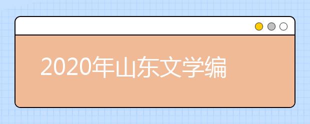 2020年山东文学编导统考一分一档表