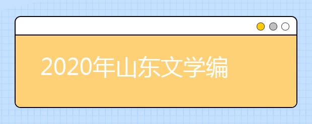 2020年山东文学编导统考一分一档表