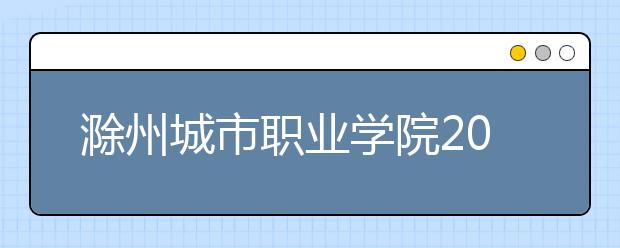 滁州城市职业学院2020年招生章程