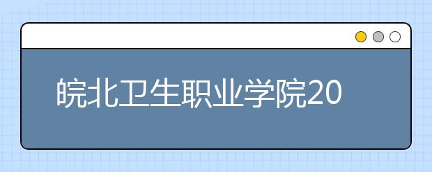 皖北卫生职业学院2020年招生章程