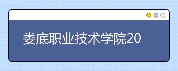 娄底职业技术学院2020年招生章程