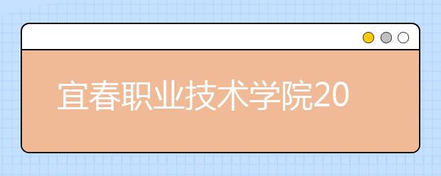 宜春职业技术学院2020年单独招生简章