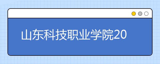 山东科技职业学院2020年普通高等教育招生章程