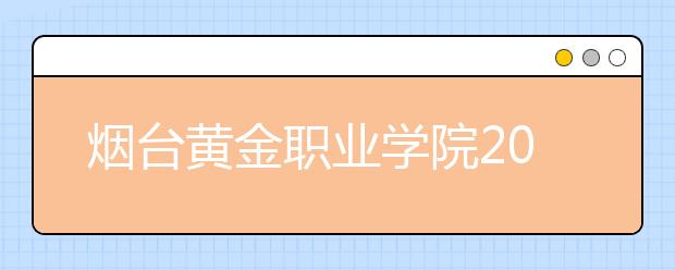 烟台黄金职业学院2020年普通高等教育招生章程