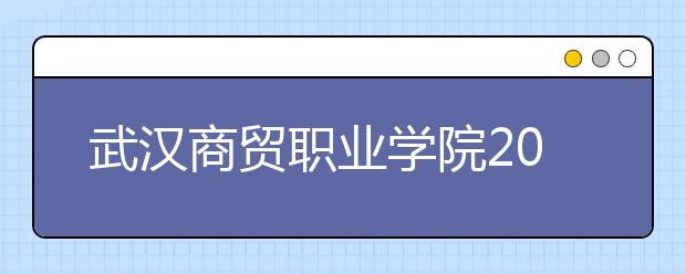 武汉商贸职业学院2020年招生章程