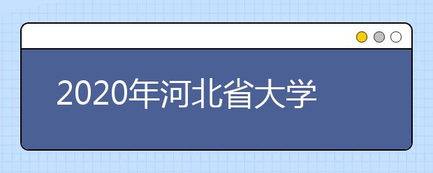 2020年河北省大学社会科学排行榜