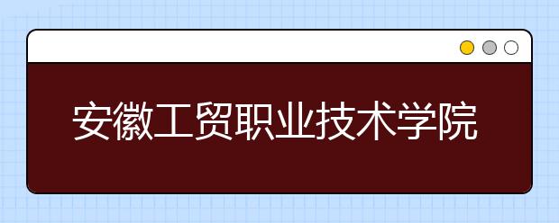 安徽工贸职业技术学院2020年安徽省高职分专业招生计划