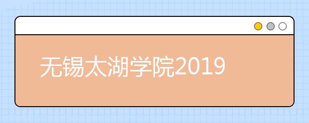 无锡太湖学院2019年美术类本科专业录取分数线