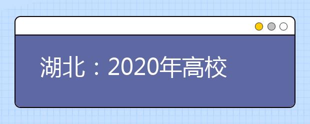 湖北：2020年高校招生录取工作咨询接待方式