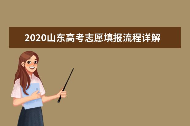 2020山东高考志愿填报流程详解