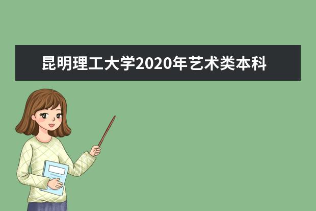 昆明理工大学2020年艺术类本科专业招生计划