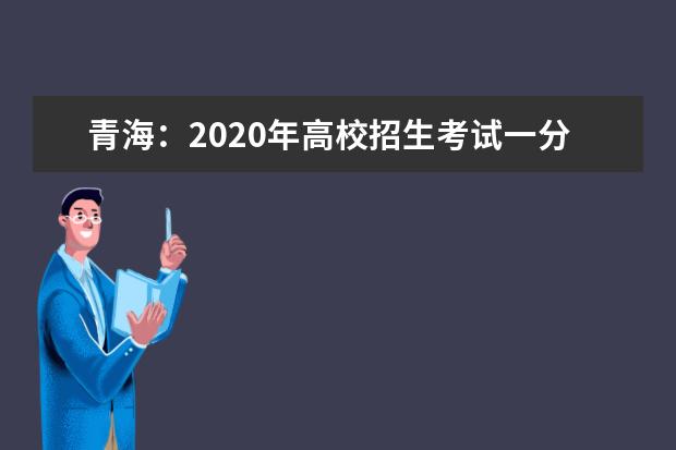 青海：2020年高校招生考试一分段表