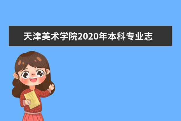 天津美术学院2020年本科专业志愿采集说明