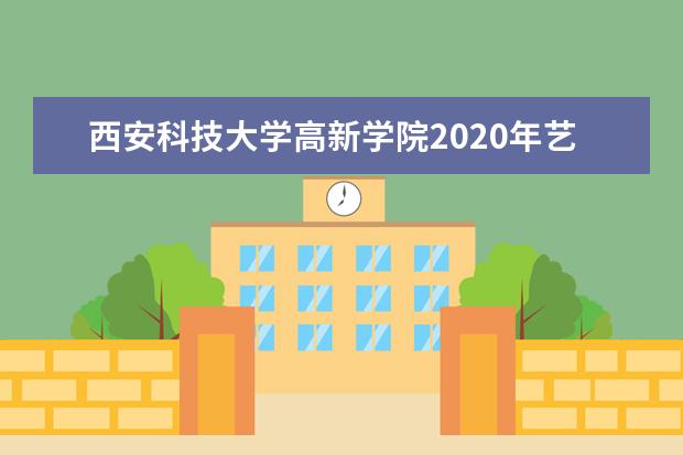 西安科技大学高新学院2020年艺术类本科招生计划