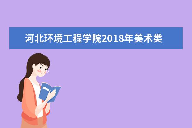 河北环境工程学院2018年美术类专业录取分数线